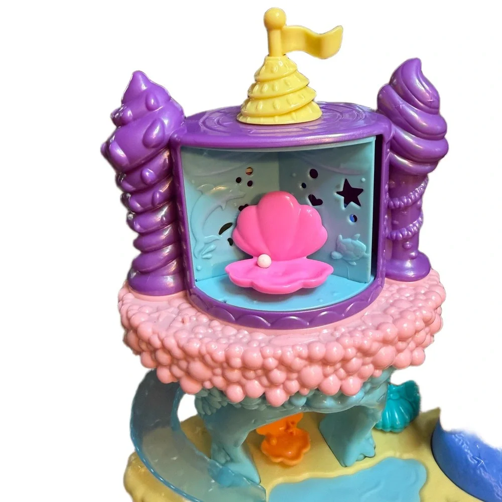 Mattel Polly Pocket Hidden Hideouts Mermaid Cove Playset‎ Purple Pink GFR04